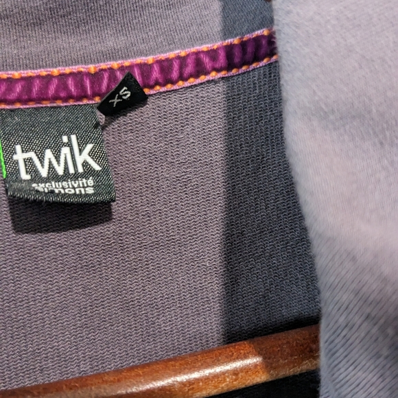 twik Greyish Purple Zip-Up Sweater - Picture 5 of 5